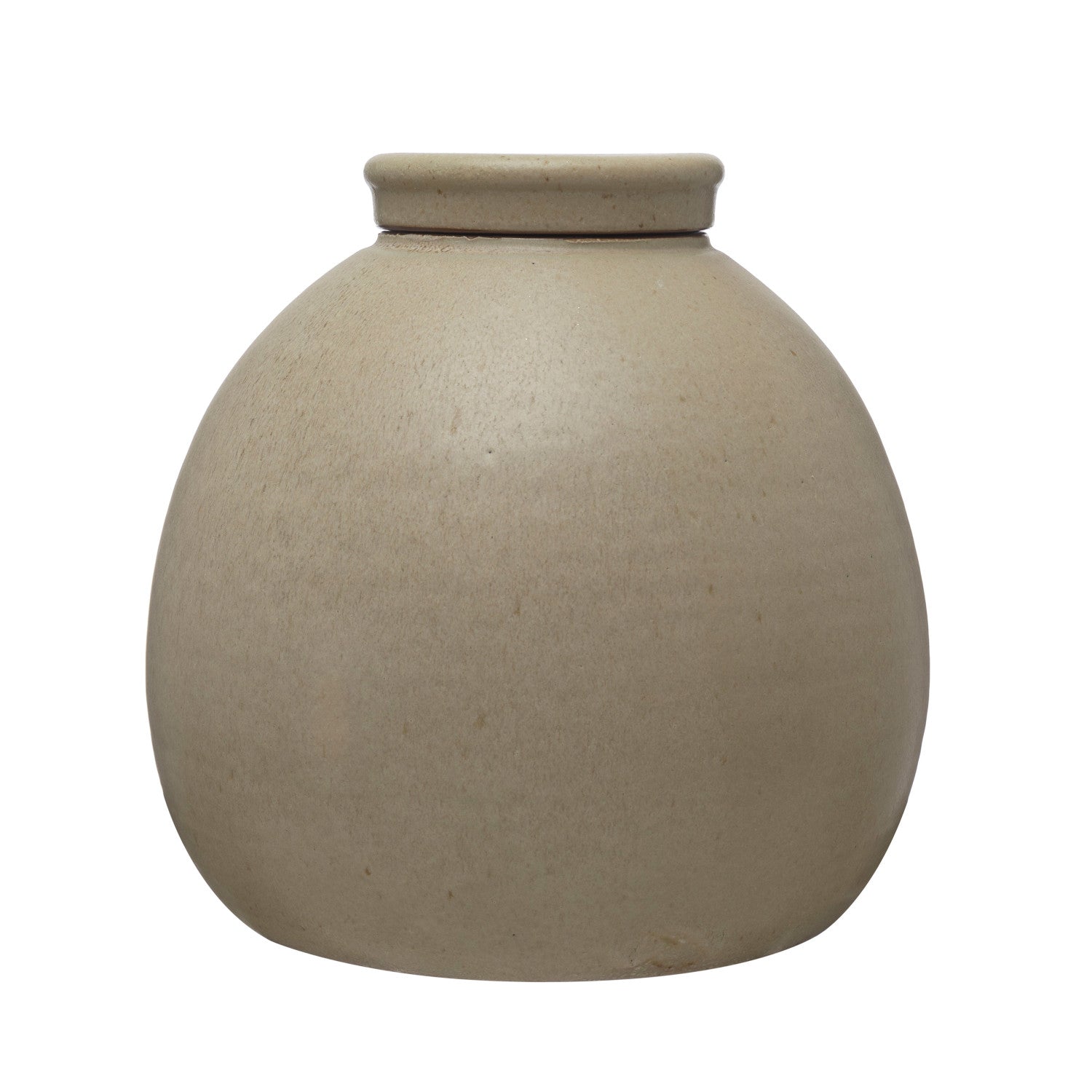 Decorative Stoneware Ginger Jar