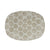 Decorative Terra-cotta Platter w/ Wax Relief Dots, White & Cement