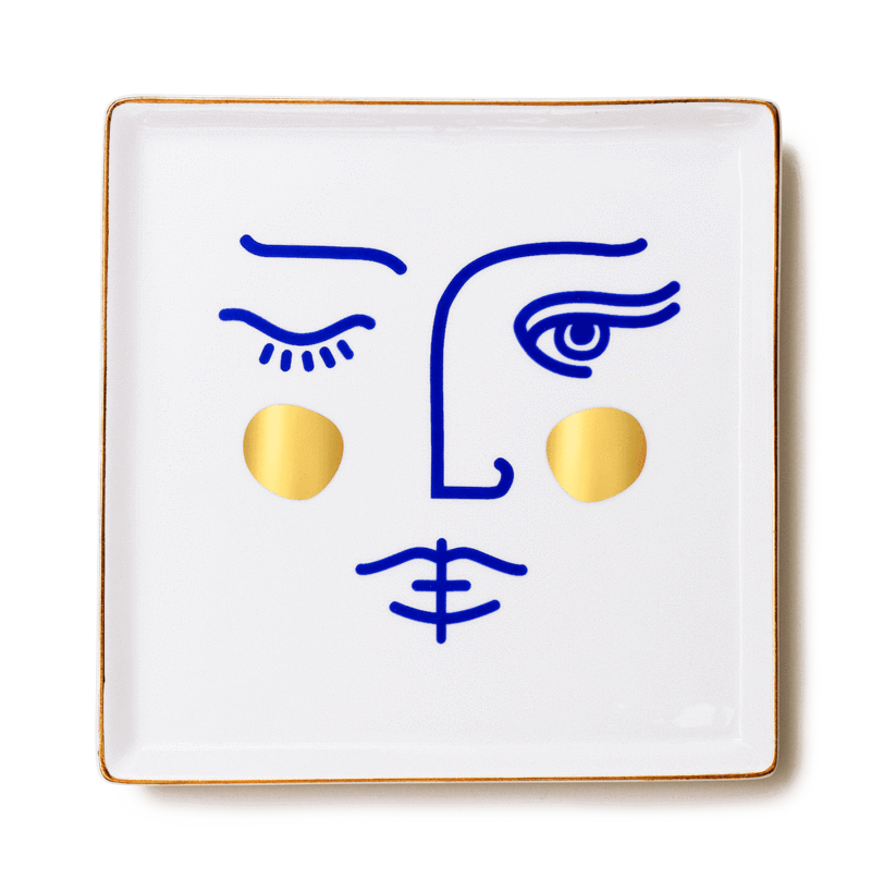 Ceramic Tray Janus Goddes