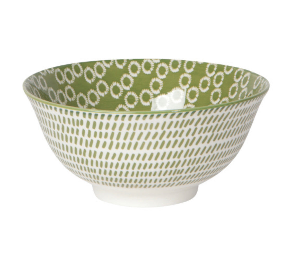 Bowl Green Rings