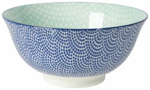 Bowl 6inch Blue Waves Aqua