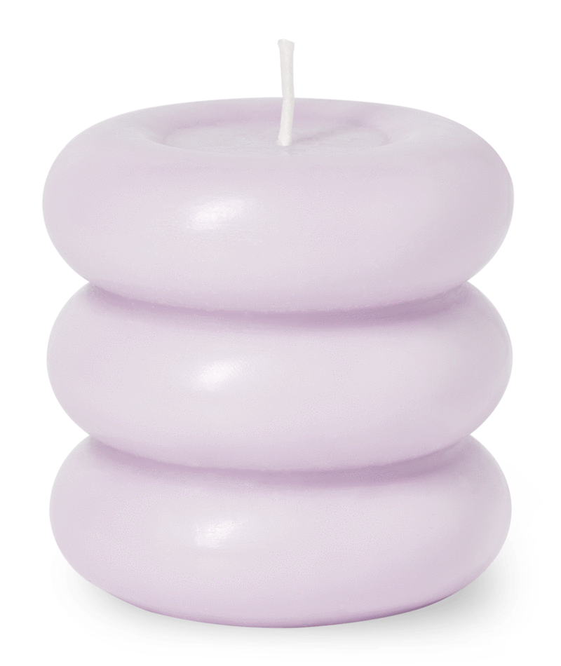 Templo Candle Sculpture Pale Lilac