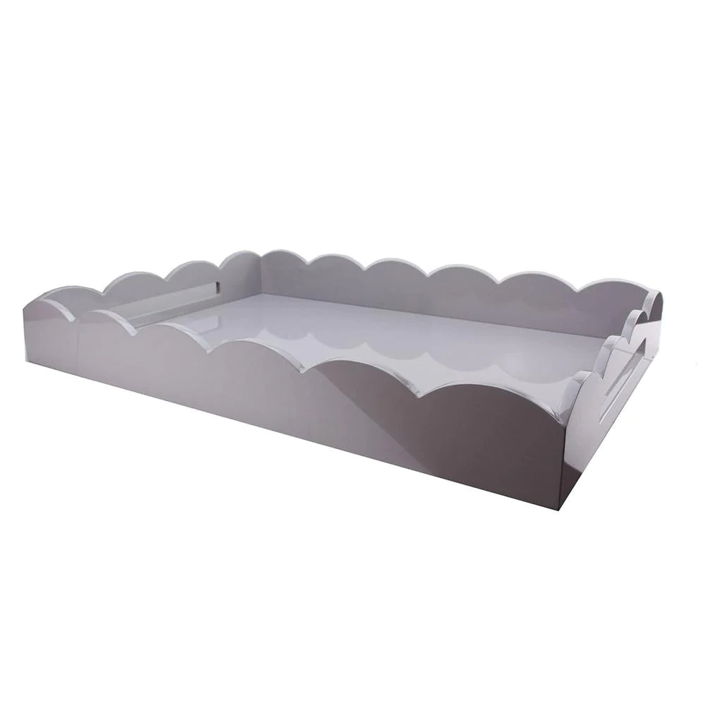 26x17 Scalloped Tray Chiffon