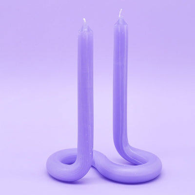 Twist Candle Lavender