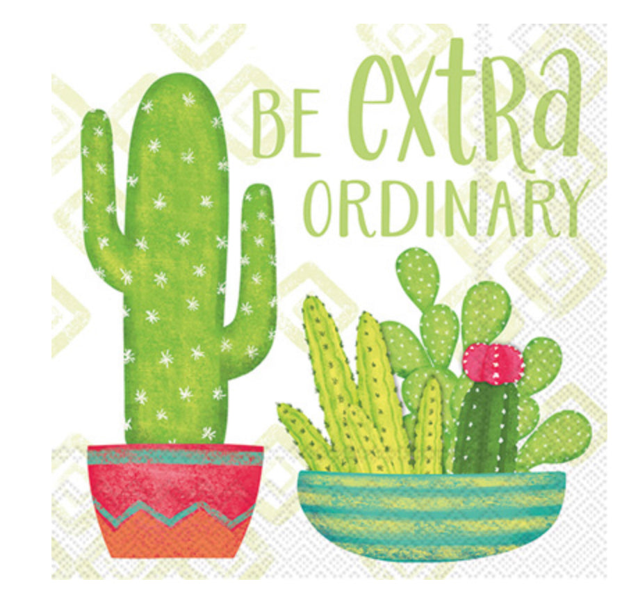 Napkins Cocktail Extra-Ordinary Cactus